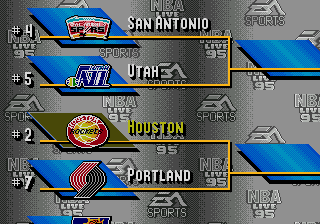 NBA Live 95 screenshot 5 for Super Nintendo